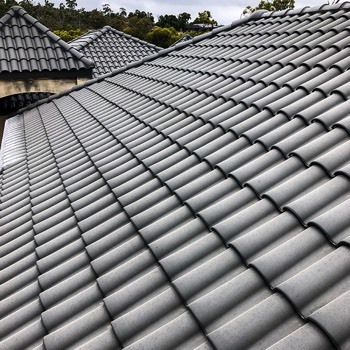  Mesh protection on a Swiss tiled roof 